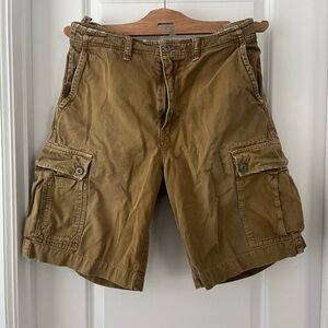 American Eagle Tan Cargo Shorts